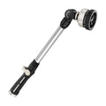 FANHAO 16-Inch Metal Watering Wand, Heavy Duty Garden Hose Wand with 9 Spray Patterns, 180° Rotating Long Hose Nozzle