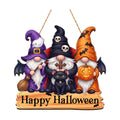 Halloween Decorations Happy Halloween Door Decor Gnomes Wooden Wall Sign