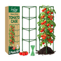 2 Pack 65 Inch Tomato Cage for Garden, Heavy-Duty Tomato Trellis Plant Support Stakes, Adjustable Garden Trellis Plant