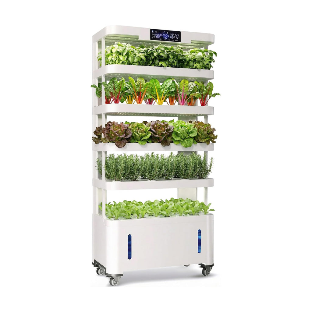 Large Hydroponics Growing System, 148-Pod Vertica Hydroponic Tower Garden | Smart Climate Control, Full-Spectrum Grow