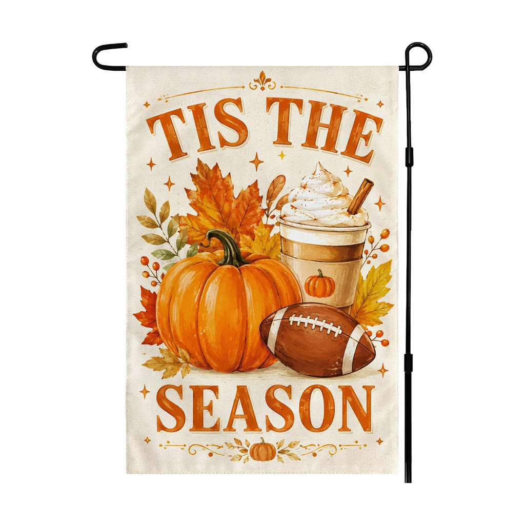Fall Decor - Tis the Season Fall Garden Flag | Thanksgiving Decorations