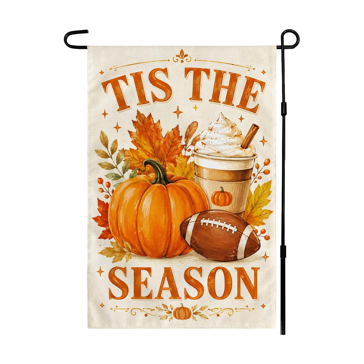 Fall Decor - Tis the Season Fall Garden Flag | Thanksgiving Decorations