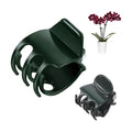 60 Pcs Dual‑Size Orchid Clips, Dark Green Plant Stem Support Clips