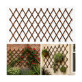 Expandable Garden Trellis, 38" x 89" Trellis for Climbing Plants Outdoor, Wooden Lattice Fence Wall Panel Lattice