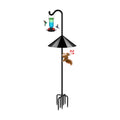 FEED GARDEN 108’’ Bird Feeder Pole Squirrel Proof 1 Pack, Shepherds Hook