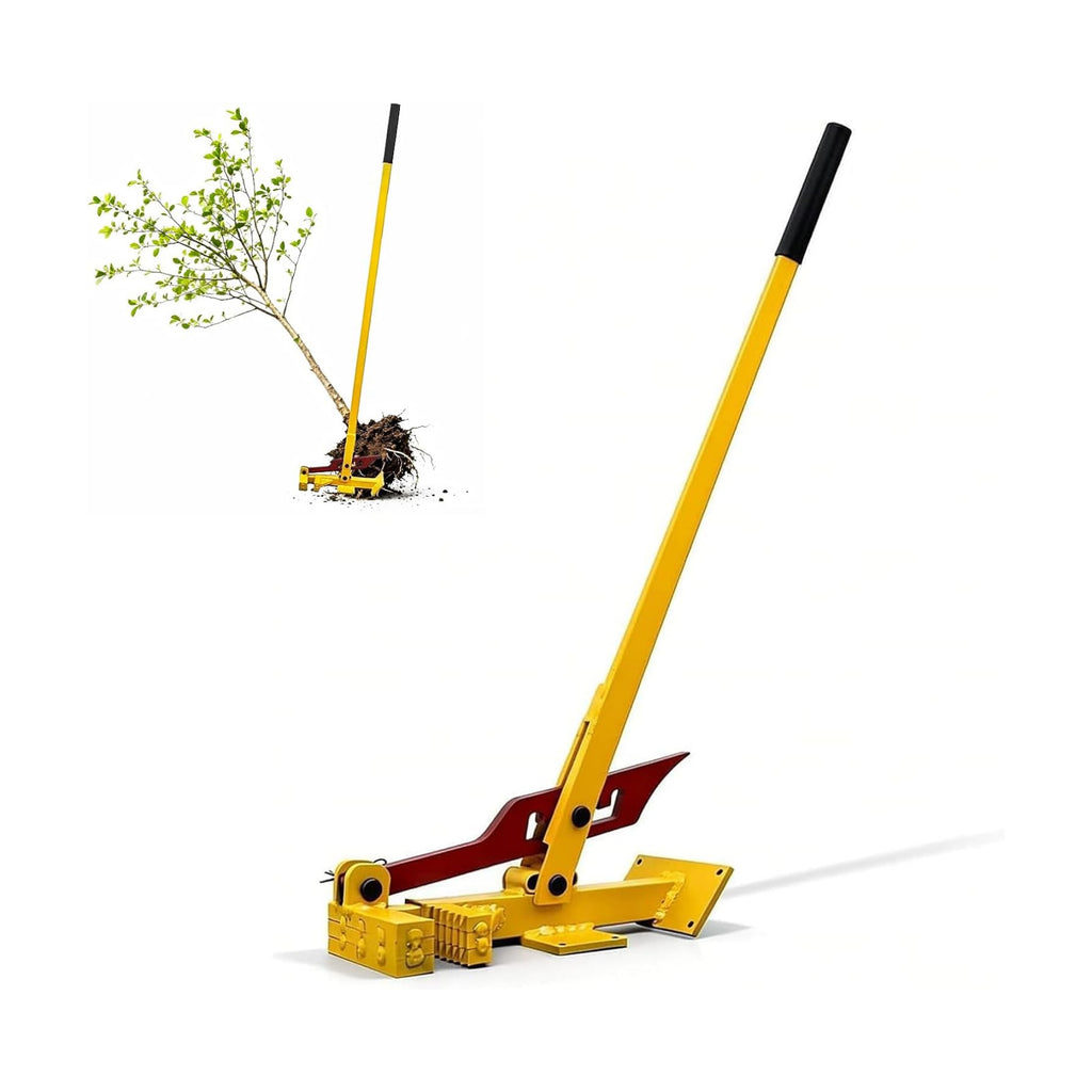 Heavy Duty Tree Puller, Large Sapling Puller, Manual Tool Uses High Leverage to Fully Uproot Stubborn Shrubs, Vines &
