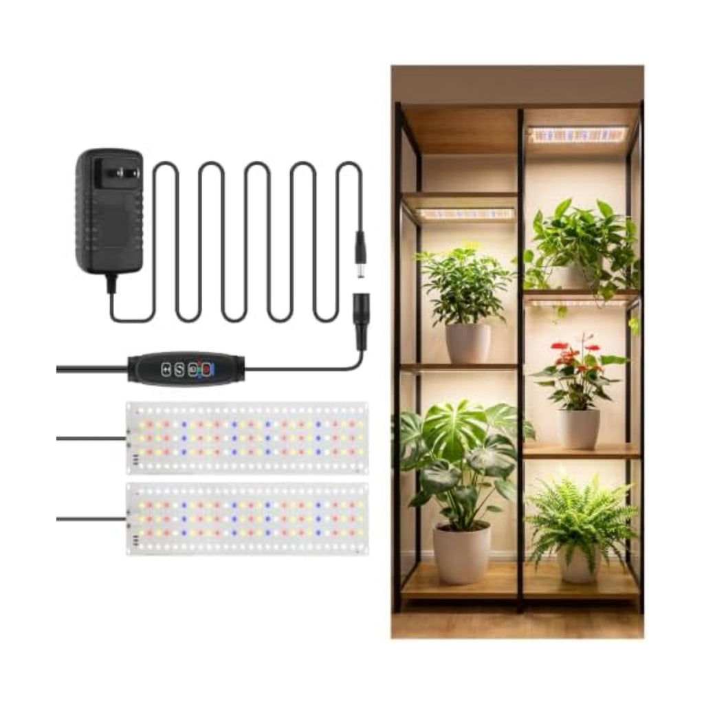 Grow Lights for Indoor Plants Full Spectrum, 2-Panel Plant Growing Light