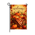 Fall Decor - Fall Welcome Thanksgiving Pumpkin Garden Flag