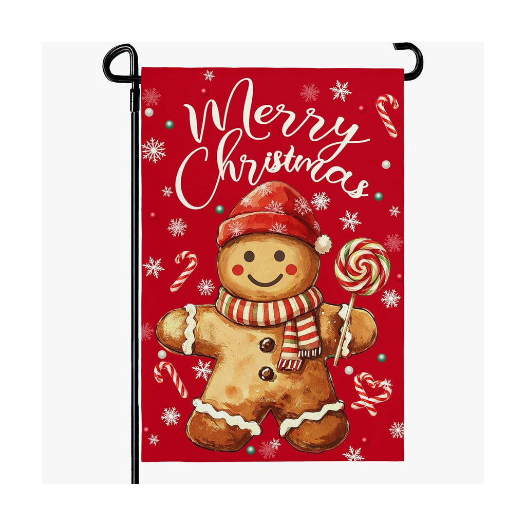 Christmas Garden Flags for Outisde 12 x 18 Inch Double Sided