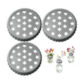 3 Pack Silicone Flower Arranger, Reusable Floral Grid for DIY Bouquet,Grey