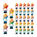Beeveer 25 Pcs Fall Scarecrows Mini Figurines, Thanksgiving Corn Scarecrow