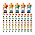 Beeveer 50 Pcs Fall Scarecrows Mini Figurines, Thanksgiving Corn Scarecrow