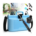 2 Gallon Battery Powered Sprayer, Upgrade Electric Garden Sprayer with 4 Types of Nozzles, 3-Level Adjustable Speeds