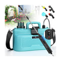 Battery Powered Sprayer 1.35 Gallon, Upgrade Electric Sprayer with Ergonomic Handle for Retractable Wand, Force