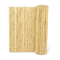 3 x 6FT 0.9-1.1in Large Diameter Bamboo Fence Panel for Garden, Patio, Pool, Balcony & Indoor Divider
