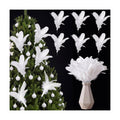 12 Pcs White Dove Feather Pick Christmas Tree, Feather Craft