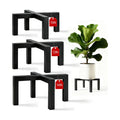 3 Pcs Metal Plant Stand Outdoor Indoor, Heavy Duty Pot Holder Risers