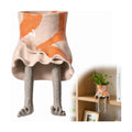 Creative Sitting Human-Shaped Flowerpots, Funny Plant Pot with Legs | Succulent Planters,Unique Resin Design，Cute