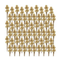 Tatuo 360 Pcs Glitter Gold Holly Berries on 60 Stems, Christmas Winter