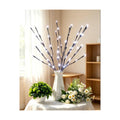 DK177 10Pack Led Branch Light Battery Operated Lighted Branch Vase Filler Willow Tree Artificial Little Twig Power Brown 30 Inch 20 LED for Home Romantic Decoration, 10Pack White