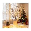 DK177 10Pack Led Branch Light Battery Operated Lighted Branch Vase Filler Willow Tree Artificial Little Twig Power Brown 30 Inch 20 LED for Home Romantic Decoration, 10Pack Warm White