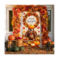 BlissYard Happy Thanksgiving Turkey Door Cover 35 x 71 Inch
