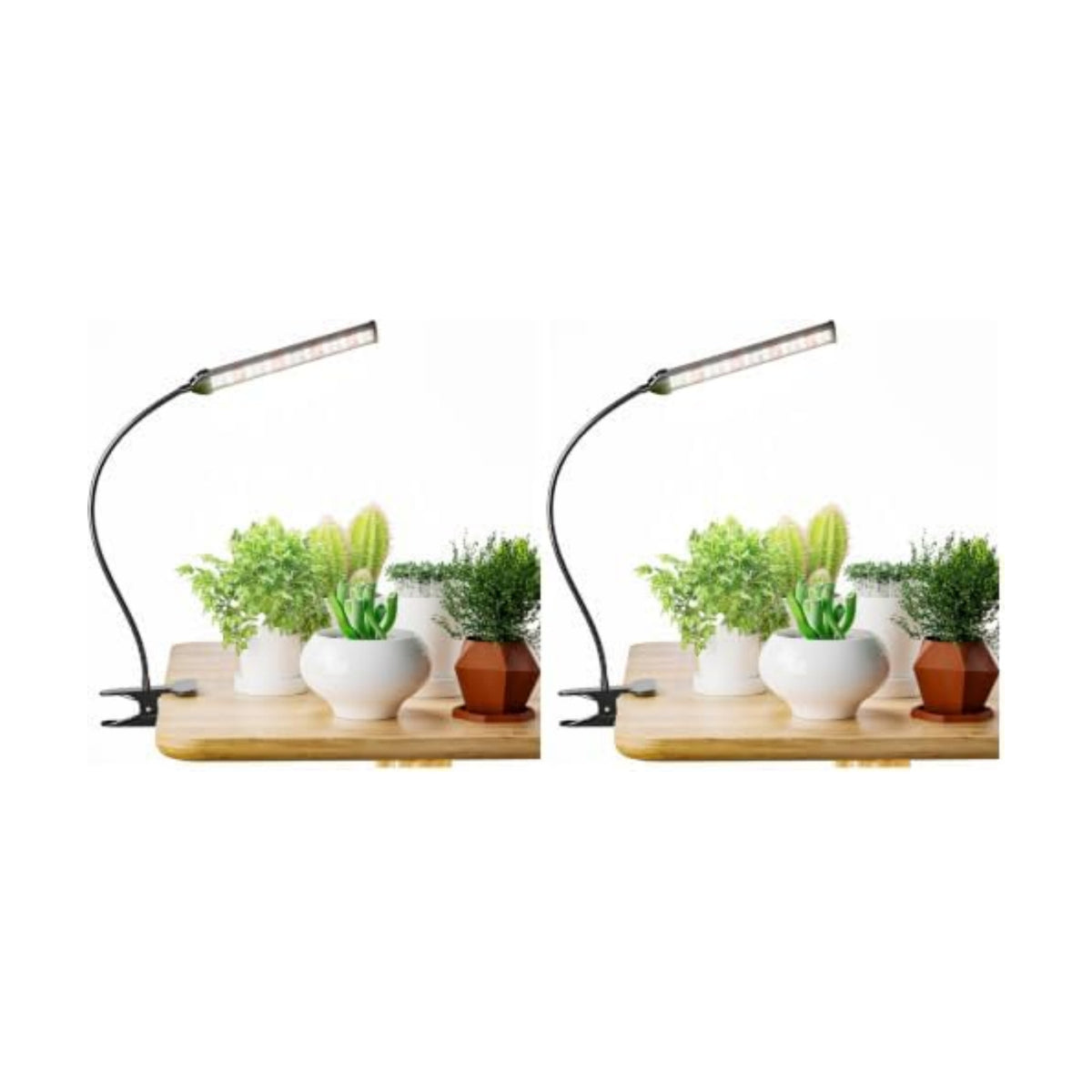 GooingTop Grow Light for Indoor Plants Growing, 6000K Full Spectrum (Pack of 2)