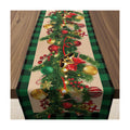 Christmas Decorations - Xmas Ornament Bells Table Runner Home Party Decor