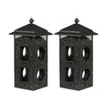 Perky-Pet Fly-Thru Wild Bird Feeder, 2 lb Seed Capacity (Pack of 2)