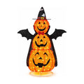 5 FT Halloween Lighted Pumpkins Outdoor, Jack-o'-Lantern, 130 LEDs