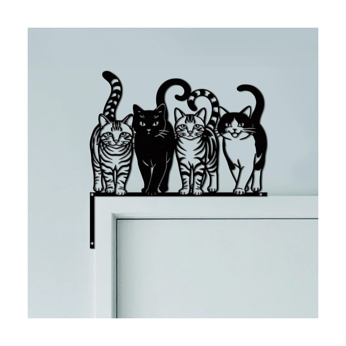 CUTHOLLOW cats Door Topper Sign Wall Art Decor