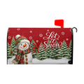 Christmas Snowman Mailbox Cover Magnetic Standard Size 25" X 21"