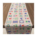 Mahjong Decor - Chinese Mahjong Tiles Game Themed Table Runner