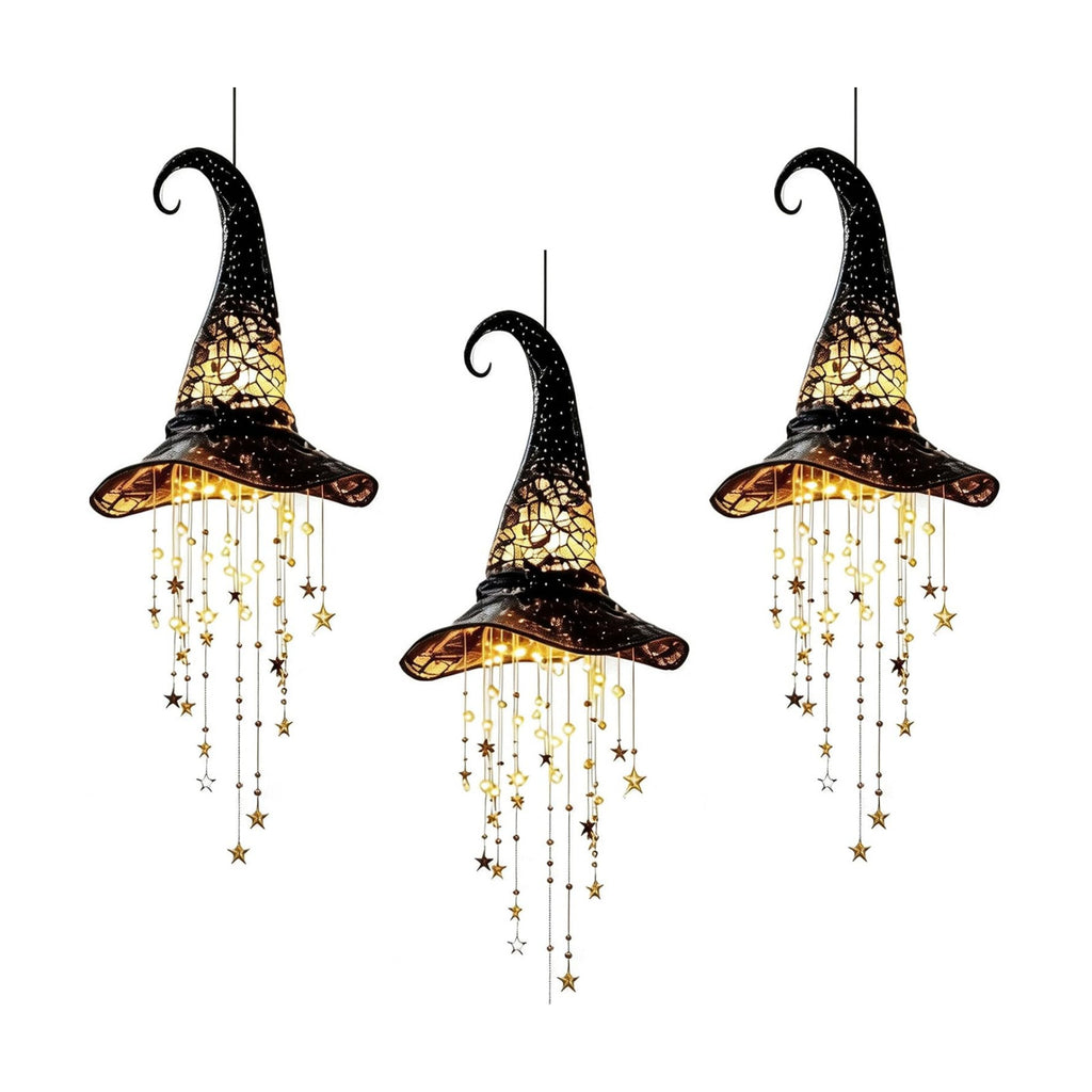Halloween Witch Hat Hanging Decor Light