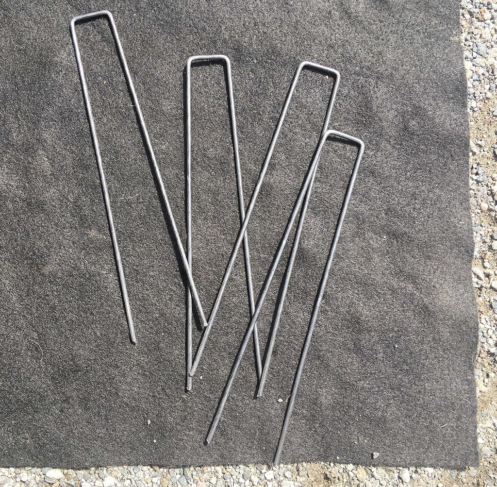 Sandbaggy Landscape Staples 9 Inch Extra Long (11 Gauge) ~ Fabric Pins Garden Lawn Heavy Duty - Fence Anchors - Great